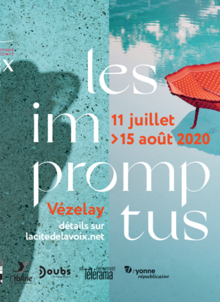 visuel des Impromptus du 11 juillet au 15 août à a Cité de la Voix