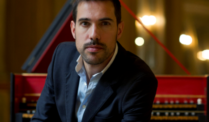 Portrait du claveciniste Olivier Fortin